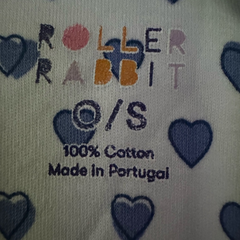 Roller Rabbit robe. Hearts of Love. NWOT. One size. - Picture 5 of 7